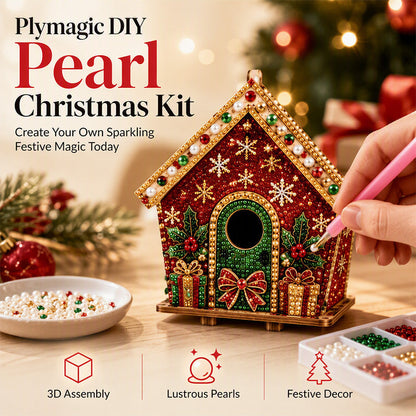 🎄Early Christmas Sale-50% OFF🎁3D DIY Pearl Art Christmas Painting Kit