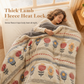 ⏳Limited-time 50% off⏰Double-Sided Sherpa Fleece Comforter – Thick Warm Winter Quilt with Soft Velvet Feel for Cozy Bedroom Bedding❄️🛌