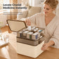 Large Plastic Medicine Storage Box with Multi-Layer Divided Compartments Portable Family Emergency First Aid Organizer Box