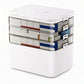 Large Plastic Medicine Storage Box with Multi-Layer Divided Compartments Portable Family Emergency First Aid Organizer Box