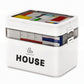 Large Plastic Medicine Storage Box with Multi-Layer Divided Compartments Portable Family Emergency First Aid Organizer Box
