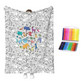 🏆 LIMITED-TIME 50% OFF! 🎨 DIY Coloring Blanket Kit: Ultra-Soft, Skin-Friendly, Washable Markers, Creative Fun for Kids & Adults