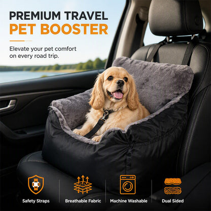 🐾 LIMITED-TIME 50% OFF! 🚗 Car Pet Booster Seat – Half-enclosed & travel-safe ✨