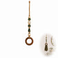 🏡 Decorative Beaded Towel Hanger with Wooden Ring – Boho, Handcrafted, Multi-scene ✨