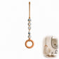 🏡 Decorative Beaded Towel Hanger with Wooden Ring – Boho, Handcrafted, Multi-scene ✨