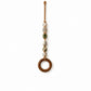 🏡 Decorative Beaded Towel Hanger with Wooden Ring – Boho, Handcrafted, Multi-scene ✨