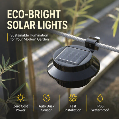 ⏳🔥LIMITED-TIME 50% OFF! ⏰Light Up Gutters, Fences & Garden Walls — Solar-Powered Outdoor LEDs With No Mains Wiring Needed 🏡✨