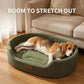 🐾🛏️Reversible Nest-Style Tiny Pet Bed, Dual-Sided Fabric for Year-Round Comfort--Suitable for pets up to approximately 2kg