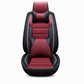 🚗 Universal Full-Coverage Leather Car Seat Covers – All-Season Protection & Stylish Stripe Design ✨