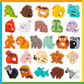 🧸 LIMITED-TIME 50% OFF! ✨ 26-Piece Wooden Letter & Animal Matching Toy – Safe, Educational, Toddler Learning 📖