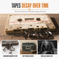 📼🎧✨Transparent Portable Cassette Player & Tape to MP3 Converter with Type-C
