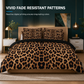 ⏰Duvet Cover Bedding Set,  Digital Print – Polyester, With Matching Pillowcases🐆🛏️