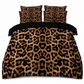 ⏰Duvet Cover Bedding Set,  Digital Print – Polyester, With Matching Pillowcases🐆🛏️