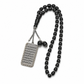 ⏳Limited-time 50% off⏰Stainless Steel Arabic Medallion Car Hanging Ornament with Blue Glass Chain🚗🏷️