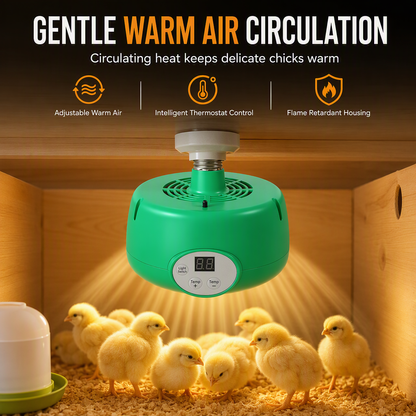 🐣 Keep Little Ones Cosy & Comfortable! 🔥 Intelligent Temperature Control Brooder Heater