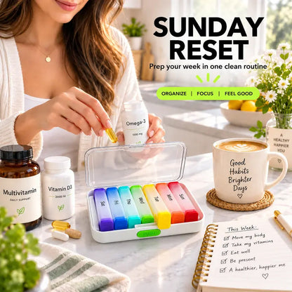 ⏳Limited-time 50% off⏰7-Day Detachable Pill Organizer💊📦