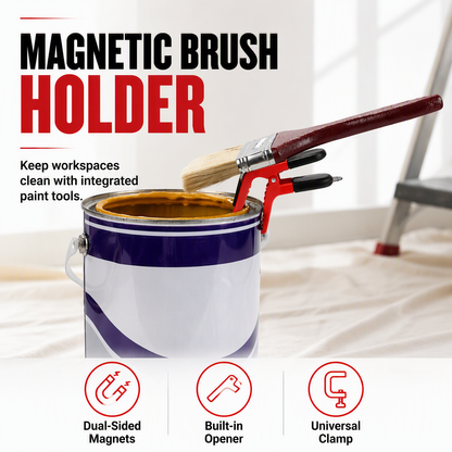 📢📢50% OFF !! ⏰ Magnetic Paint Brush Clip – Double‑sided & universal hold 🎨✨