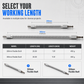 📢📢50% OFF !! ⏰Universal Metal Flexible Shaft Extension Rod for Electric Drills and Screwdrivers Multi Angle Screwdriver Bit Connection Link