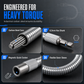 📢📢50% OFF !! ⏰Universal Metal Flexible Shaft Extension Rod for Electric Drills and Screwdrivers Multi Angle Screwdriver Bit Connection Link
