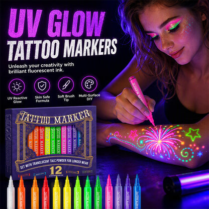 🌈✨Glow Party Tattoo Pens