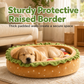 🍔Cute Hamburger Bun Shaped Pet Bed 🐾Warm Cozy Round Dog Bed Cushion for All Seasons