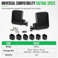📢📢50% OFF !! ⏰Universal Golf Cart Mirror – Curved glass & anti-shake mount ✨