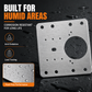 🚪🔩Universal Stainless Steel Cabinet Hinge Repair Plate Kit with Screws for Furniture Cupboard Door✨