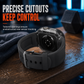 ⌚✨Integrated Protective Smartwatch Band & Case – Color-Block Translucent Sport Strap, 40–49mm