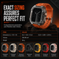 ⌚✨Integrated Protective Smartwatch Band & Case – Color-Block Translucent Sport Strap, 40–49mm