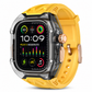 ⌚✨Integrated Protective Smartwatch Band & Case – Color-Block Translucent Sport Strap, 40–49mm