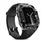 ⌚✨Integrated Protective Smartwatch Band & Case – Color-Block Translucent Sport Strap, 40–49mm