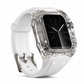 ⌚✨Integrated Protective Smartwatch Band & Case – Color-Block Translucent Sport Strap, 40–49mm