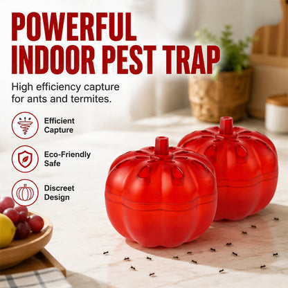 🎃 LIMITED-TIME 50% OFF! 🪰 Pumpkin Shaped Indoor Fruit Fly Trap – Non-toxic, Discreet, Effective ✨