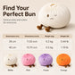 🥟✨Cute Bao Bun Plush Pillow☁️