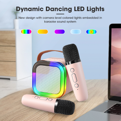 🎤🎶✨Mini Karaoke Machine  with Wireless Microphones