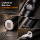 ✨🏡🌙Smart Motion Sensor Wall Light Rechargeable Cat Eye Hill Projection LED Night Light with RGB Color Changing Ambient Lighting