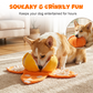 🐶🍊✨Hide & Seek Orange Plush Dog Toy