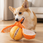 🐶🍊✨Hide & Seek Orange Plush Dog Toy