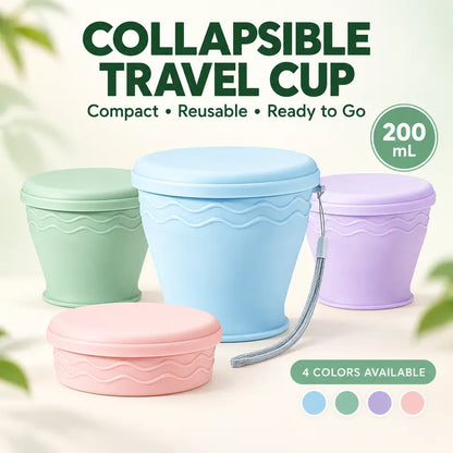 ⏳Limited-time 50% off⏰Collapsible Travel Cup — Compact, Ultralight & Easy to Carry🥤🎒