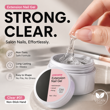 💅✨  HOT SALE 50% OFF! Solid Nail Extension Builder Gel — Non-Flowing, Easy to Use 🥳