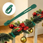 🎄  50% OFF! 🎁 Silicone Christmas Wreath Ties & Traceless Hooks – Reusable, Damage-Free Holiday Decor Hanging Kit ✨