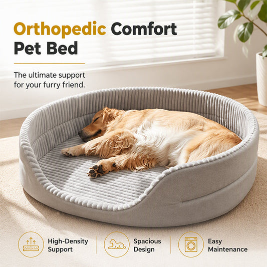 🐶🐾✨Comfortable Calming Pet Bed