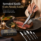 🍴 Stainless Steel Flatware Set: 304 Steel, 5 Finishes, 4/24 Pieces, Slim Profile