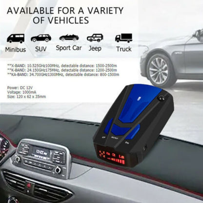 🚗💨55% OFF NOW! Careluxpro Vehicle Early Warning Lidar Flow Speed Detector – Car Radar Speed Alarm Detector, Full Band Signal Detection, LED Display & Voice Alert for All Vehicle Types