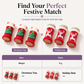 🎁2026 New Arrivals 50% OFF💥Christmas Knitted Chair Leg Covers with Felt Pads Non Slip Thickened Table Feet Socks Floor Protectors 4-Piece Set