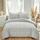 ⏳🔥LIMITED-TIME 50% OFF! ⏰🛏️ Minimalist Seersucker Duvet Cover Set – 3-Piece Solid Color Bedding Set, Soft & Breathable for Bedroom ✨