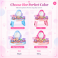 👑🎀💖Kids Pretend Play Makeup Vanity Table Toy Set with Princess Accessories