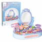 👑🎀💖Kids Pretend Play Makeup Vanity Table Toy Set with Princess Accessories