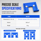 ⏰Aluminum Alloy Magnetic Hinge Installation Template and Quick Positioning Fixing Plate Tool