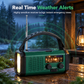 📻🌩️Portable Solar and Hand Crank Rechargeable Radio🔦